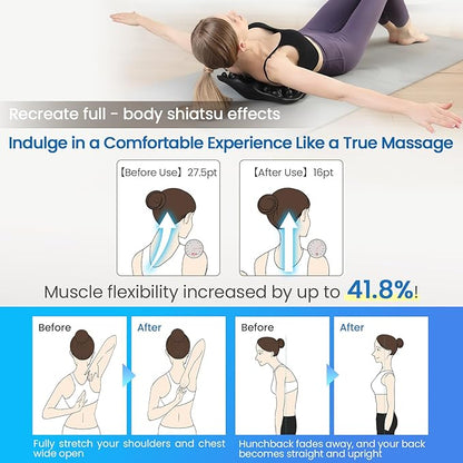 Shoulder Blade & Trapezius Trigger Point Massager, Upper Back Stretcher for Shoulder Back Pain Relief, Posture Correction & Muscle Relaxation, Ideal Gift for Men and Women