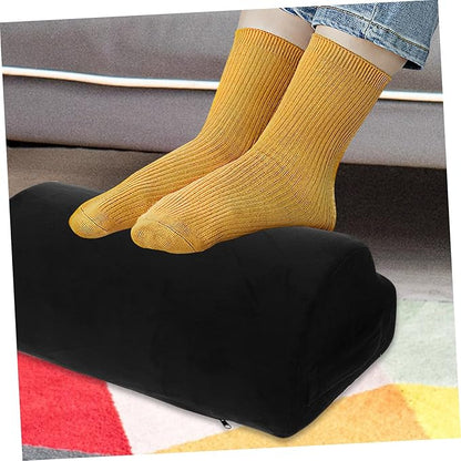 Under Desk Foot Pillow Cushion for Legs Office Sleeping Footrest Support Relaxation Pad Prevents Swelling Knee Multipurpose Use for Home Work Travel Material