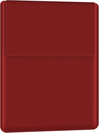 BVYA 12-13.3" Laptop Sleeve, PU Leather Laptop Case Compatible with MacBook Air 13 2018-2022 (M2 A2681 M1 A2337), Compatible with MacBook Pro 13 2016-2022 (M2 A2686 M1 A2338 A2251 A2289 A2159)