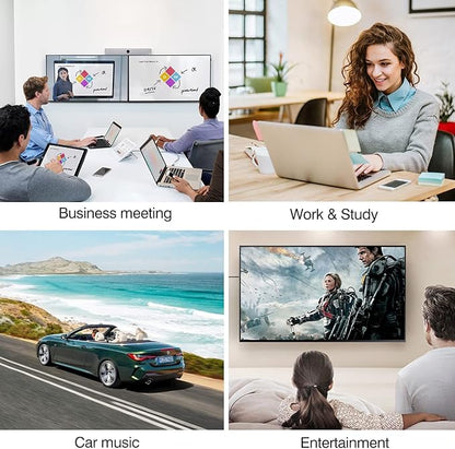 K&ZZ 32GB USB 3.0 Mini Flash Drive 2 Pack Plug and Play Thumb Drive USB Storage Expansion for Laptop, Tablet, Smart TV, Car Audio System