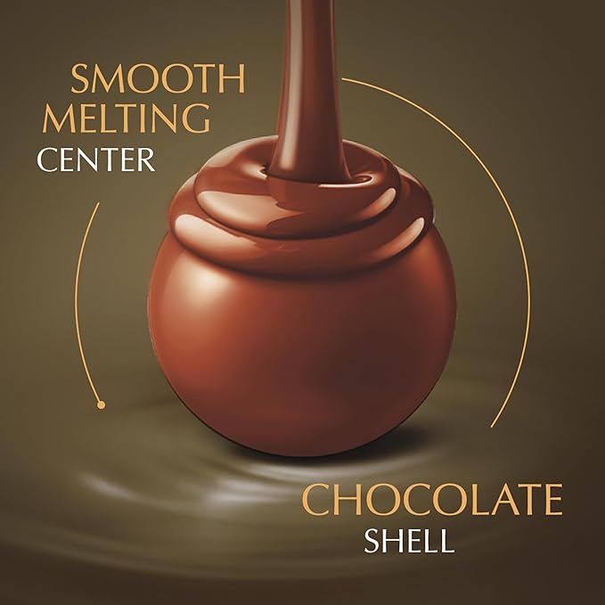 Lindt LINDOR Assorted Chocolate Truffles, Chocolate Candy with Smooth, Melting Truffle Center, Great for Gift Giving, 5.1 oz. Bag (6 Pack)