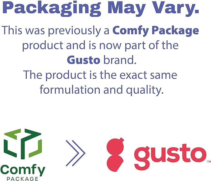 GUSTO White Paper Cups [12 oz - 100 Count] Disposable Coffee Cup for Hot Drinks – Sturdy & Eco-Friendly – Paper Cups for Tea, Cocoa & More – (Formerly Comfy Package)
