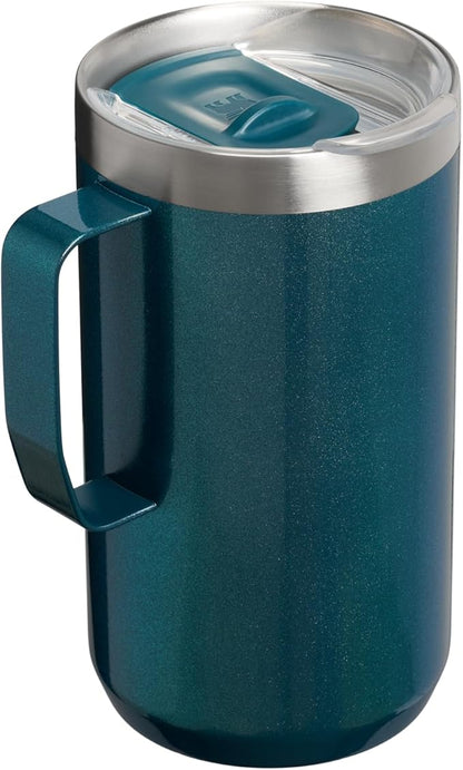 STANLEY Everyday Camp Mug | Drink Through Lid | Cup for Coffee, Tea and Drinks | Insulated Stainless Steel Coffee Mug | BPA-Free