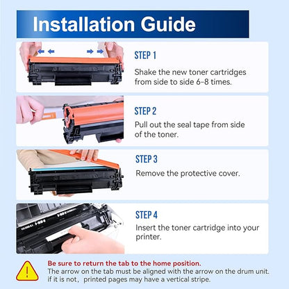 InkNI Compatible 48a Toner Cartridge Replacement for HP 48a CF248a Toner Cartridge |Compatible for HP Laserjet Pro M15a, M15w, M16a;MFP M28a, M28w, M29a, M29w Printer (Black, 2-Pack)