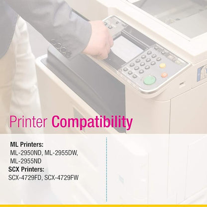 CS Replacement Toner Cartridge Compatible with Samsung ML-2950ND MLT-D103L Black ML Printers ML-2950ND ML-2955DW ML-2955ND SCX Printers SCX-4729FD SCX-4729FW Toner Cartridge 4 Pack