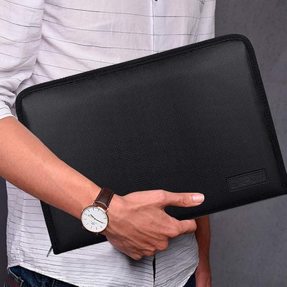 ENGPOW Expanding File Folder Important Document Organizer Fireproof Document Bag-A4 Size, 25 Pockets,Color Labels,Non-Itchy Silicone Coated Portable Filing Organizer Folder(14.3" x 9.8")