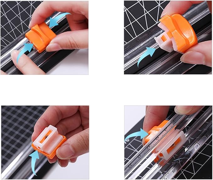 TOPINCN A3 Paper Cutter, 16.5 Inch Slide Paper Trimmer, Portable Guillotines Cutter with Smooth Operation & Straight Line Cutting for Crafting, Scrapbooking Card Making, Home Use