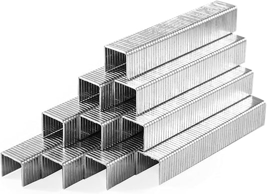 Heavy Duty T50 3/8 inch Length Staples 800-Count, 3/8" Crown 20 Gauge Galvanized, for Pneumatic, Electric, manual T50 Stapler Gun