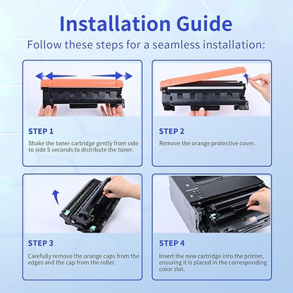 TN760 Toner 2 Pack Compatible with Brother Toner tn-730/tn-760 Replacement for tn760 Toner for Brother Printer MFC-L2710DW MFC-L2750DW DCP-L2550DW HL-L2370DW Printer,Toner tn-730/tn-760