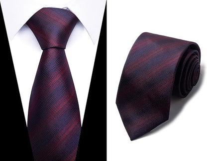 Tie For Men Necktie Woven Jacquard Neck Ties Set 6 PCS