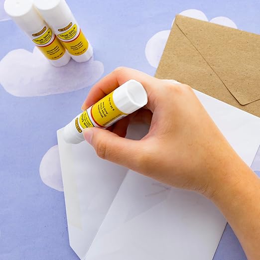 BAZIC Products Glue Stick 8g/0.28 Oz, White Glue Sticks, Acid Free for Photos Paper Art Craft at School Home Office (30/Pack), 20-Pack