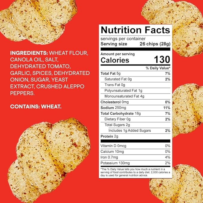 Tantos! Puffed Pasta Chips, Healthy Pasta Snack by Top Chef Joe Sasto, As Seen on Shark Tank, Plant Based, Low Calorie, Crunchy Chips, Variety Pack, Marinara, Pesto, Cacio e Pepe, Classico, Gourmet Bold Flavors, 1 oz 6 Pack of Marinara