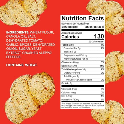 Tantos! Puffed Pasta Chips, Healthy Pasta Snack by Top Chef Joe Sasto, As Seen on Shark Tank, Plant Based, Low Calorie, Crunchy Chips, Variety Pack, Marinara, Pesto, Cacio e Pepe, Classico, Gourmet Bold Flavors, 1 oz 6 Pack of Marinara