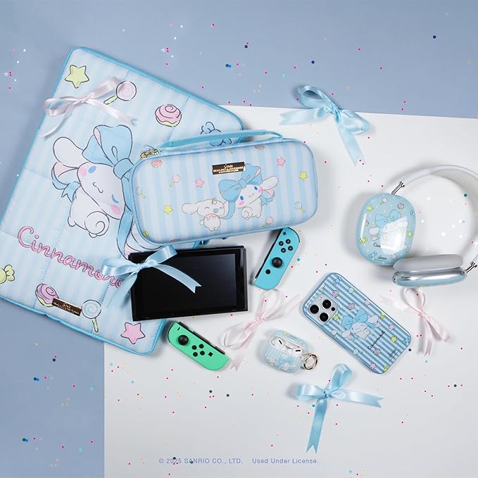 Sonix x Sanrio | Puffy Laptop Sleeve | 15-16 Inch, Quilted Pillow Puffer Laptop Carrying Case, Computer Sleeve | Cinnamoroll Lovely Ribbons