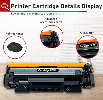 071H Toner Cartridge High Capacity Replacement Compatible for Canon 071H 071 CRG-071 Use with ImageCLASS LBP122dw LBP121dn LBP120 MF270 MF272dw MF273dw MF274dw MF275dw Printers