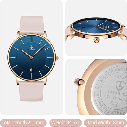 BEN NEVIS Watch, Mens Watch, Minimalist Fashion Simple Wrist Watch Analog Date with Leather Strap