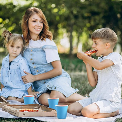 Turbo Bee 600 Pack 5oz Disposable Paper Cups Bulk - Cold Beverage Water Cups for Parties, Offices, Events, Snacks and Mouthwash Use