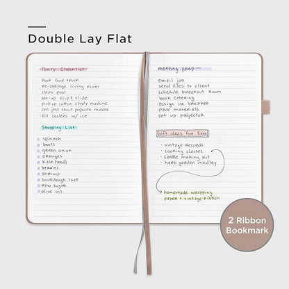 &And Per Se Lined Journal Notebook, 160 Pages, A5 5.7 x 8 inches College Ruled Thick Paper Notebook Journals  (1 Pack, Apricot)