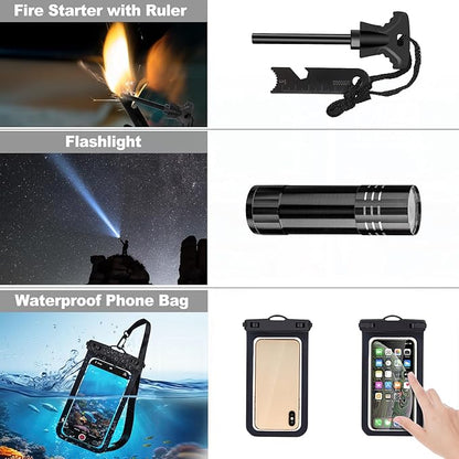 Boat Emergency Kit 2-in-1 Waterproof First Aid Kit