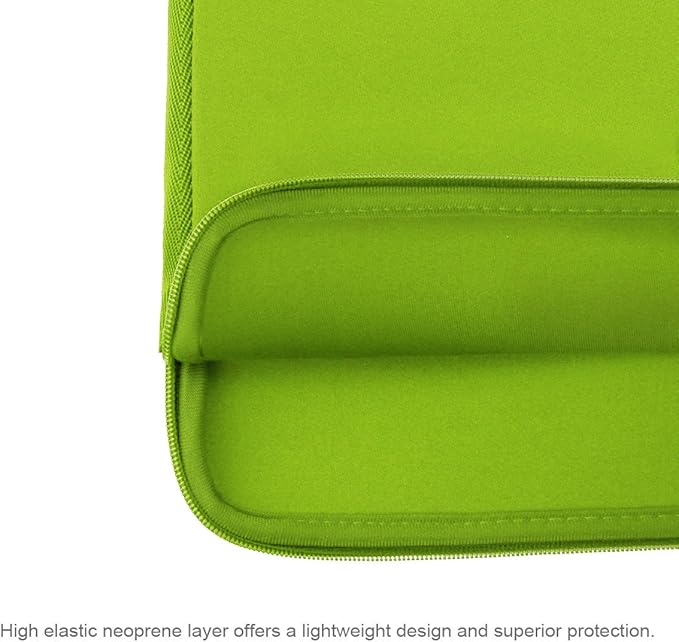 Arvok 13 13.3 14 Inch Laptop Sleeve Case for MacBook Pro/MacBook Air 13-14 inch, Water-Resistant Notebook Chromebook Computer Pouch, Carrying Bag Cover for HP/Dell/Lenovo/Asus/Acer, Bamboo Green