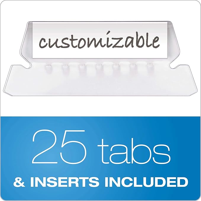 Pendaflex Hanging File Folders, Letter Size, Assorted Colors, 1/5-Cut Adjustable Tabs, 25 Per Box (81663) (Pack of 10)