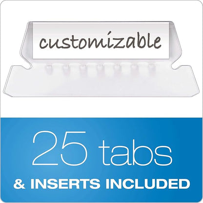 Pendaflex Hanging File Folders, Letter Size, Assorted Colors, 1/5-Cut Adjustable Tabs, 25 Per Box (81663) (Pack of 10)