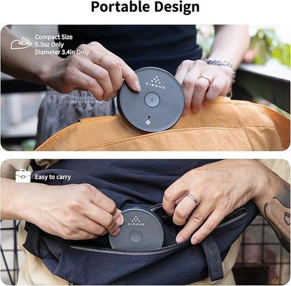 AIRHUG USB Microphone No Speaker,Desktop Computer Mic, Mute Button with LED Indicator,AI Noise Reduction,Plug & Play Omnidirectional Condenser PC Laptop Mics,for Online Calls/Class/Recording Video