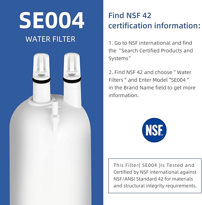 Edr3rxd1 4396841 Water Filter Replacement For Everydrop Filter 3, Compatible With Kenmore Refrigerator 9083, Whirlpool Ice and Water whr3rxd1, kad3rxd1, 9030, 460-9083, 3 Pack SETFEEL