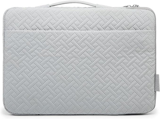 Kinmac 360° Protective Laptop Sleeve Case Bag Cover with Handle for MacBook Air 15 inch, and 15 inch-15.6 inch HP,Lenovo,Dell,ASUS,Acer Notebook Computer (Grey Embossing)