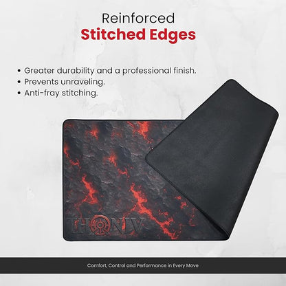 Gaming Mouse Pad XL Desk Mat 35.4x15.7 Inches – Large Mouse Mat with Non-Slip Rubber Base, Smooth Surface for Work & Play, Extended Desk Pad for Office or Gaming Setup