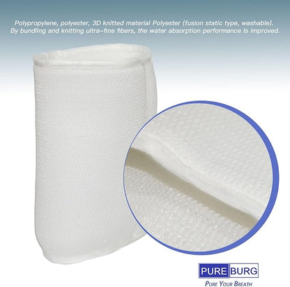 PUREBURG Replacement Filters Compatible with YougetTech EH22 EH22T Evaporative Humidifiers, 4-Pack Washable for Large Room,Office