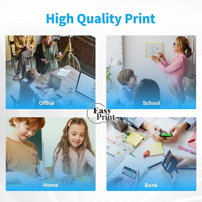 EASYPRINT Compatible 1200XL Ink Cartridges PGI-1200 PGI1200XL Used for Canon MAXIFY MB2720 MB2120 MB2320 MB2020 MB2350 MB2050, (5-Pack, High Capacity, 2BK, 1Cyan, 1Magenta, 1Yellow)