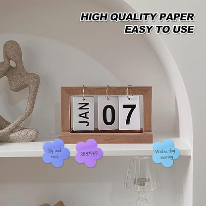 Sticky Notes, Self Sticky Post Notes, Bright Colorful Creative Sticky Tabs for Reminders Office School Home 2.75 x 2.75 Inch 50 Pieces/Pad 600 Sheet Flower