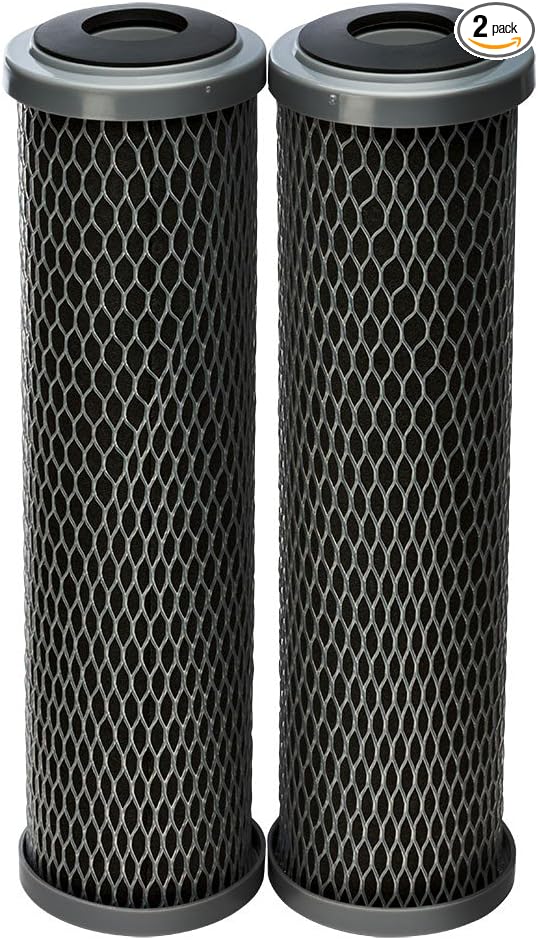 Culligan SCWH-5 Standard-Duty Whole House Water Filter Replacement Cartridges, 2-Pack, Black