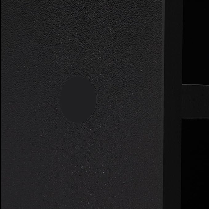Amazon Basics 5-Cube Bookcase Compatible with Fabric Storage Cube Organizers, Black
