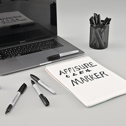 Permanent markers, 40 packs permanent markers bulk, quick drying in one second, smooth, not easy to erase, durable, can be marked on glass, tiles and cloth, office supplies,Gray shell