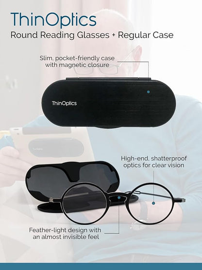 ThinOptics Rectangular Reading Glasses