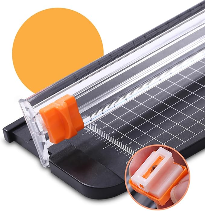 TOPINCN A3 Paper Cutter, 16.5 Inch Slide Paper Trimmer, Portable Guillotines Cutter with Smooth Operation & Straight Line Cutting for Crafting, Scrapbooking Card Making, Home Use