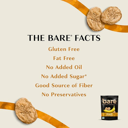 Bare Baked Crunchy, Simply Banana, 2.7 Ounce (Pack of 6)