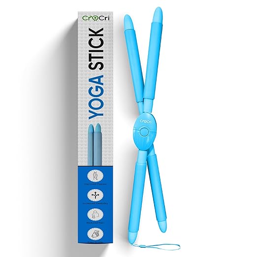 Back Stretcher for Lower Pain Relief – Neck Posture Corrector and Spine Alignment Stick – Yoga Stick for Lower Back and Shoulder Pain – Smart Posture Corrector for Women and Men