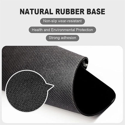 Square Mouse Pad Black Japanese Wave, Personalized Premium-Textured Custom Mouse Mat Design, Washable Mousepad Cloth, Non-Slip Rubber Base Computer Mouse Pads for Wireless Mouse