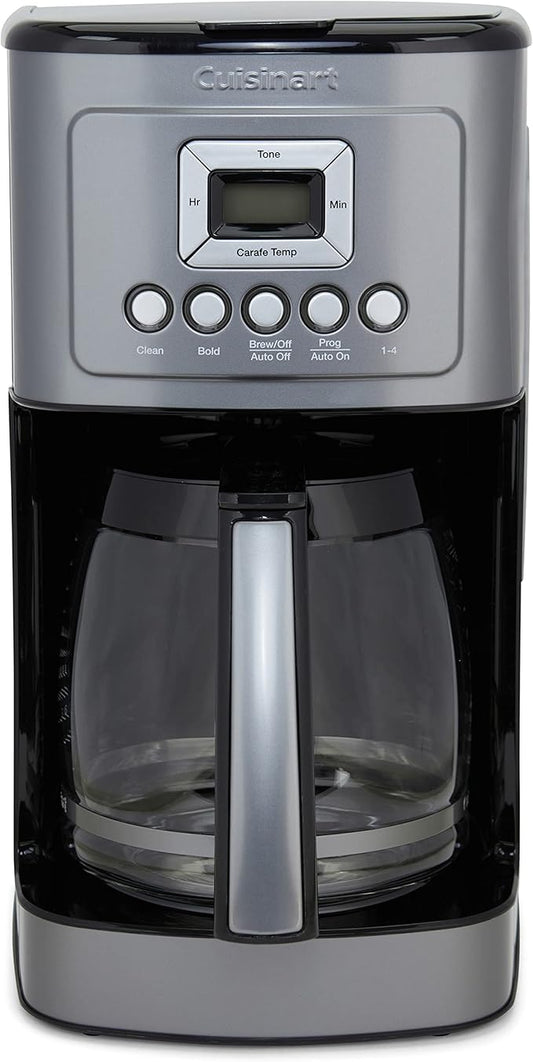 Cuisinart Coffee Maker, 14-Cup Glass Carafe, Fully Automatic for Brew Strength Control & 1-4 Cup Setting, Stainless Steel, DCC-3200GMP1, Gunmetal