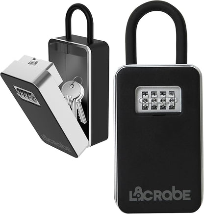Key Lock Box, Secure lock box for keys with code for Indoor and Outdoor Use, Ideal for Home, Office or Rentals, Perfect for Homeowners and Businesses Looking for a Secure Storage Solution