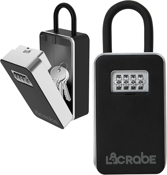 Key Lock Box, Secure lock box for keys with code for Indoor and Outdoor Use, Ideal for Home, Office or Rentals, Perfect for Homeowners and Businesses Looking for a Secure Storage Solution