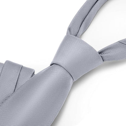 Boys Tie Solid Color Necktie for Age 12-14-16 Years Teen Wedding School Graduation with Gift Box