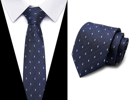 Tie For Men Necktie Woven Jacquard Neck Ties Set 6 PCS