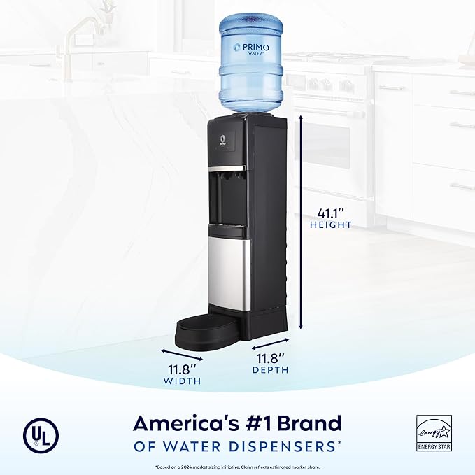Primo Easy Top Loading Water Dispenser with Pet Station for Cat and Dog