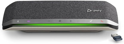 Poly Sync 40+ Smart Speakerphone (Plantronics) - Flexible Workspaces - Connect to PC/Mac via BT700 Adapter and Smartphones via Bluetooth - Certified for Microsoft Teams – Amazon Exclusive
