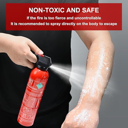 Fire Extinguisher for Home, 3Pack Car Fire Extinguisher with Mount, 4 in 1 Portable Kitchen Fire Extinguisher for A, B, C, K Category, 620ml Water-Based Fire Extinguisher for Truck Boat Home Office