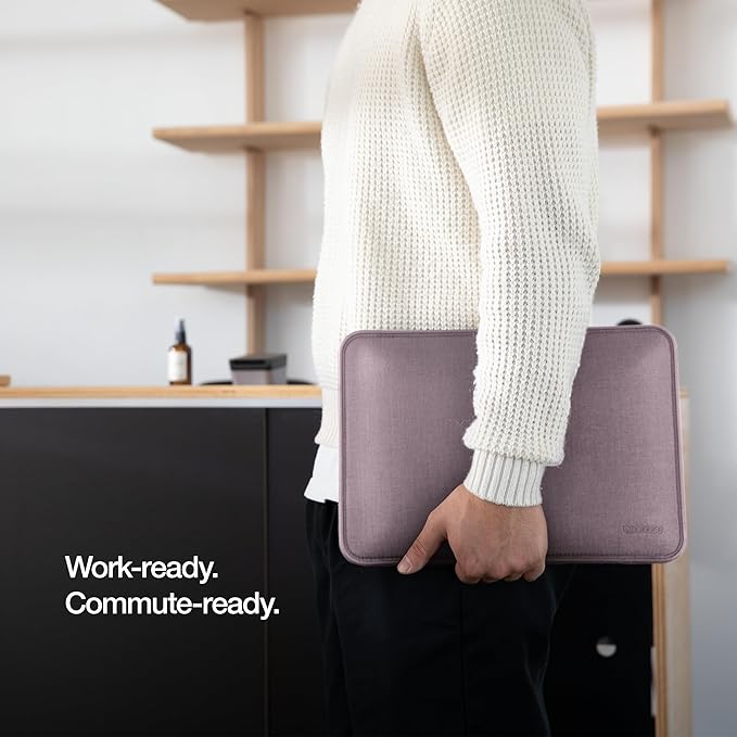 Incase ICON Sleeve with Woolenex - MacBook Pro 14 inch Case - 2024, 2023, 2022, 2021, M4, M3, M2, M1 - Fitted MacBook Case, Laptop Sleeve, Hard Cover, Durable, Lightweight - Purple Rain
